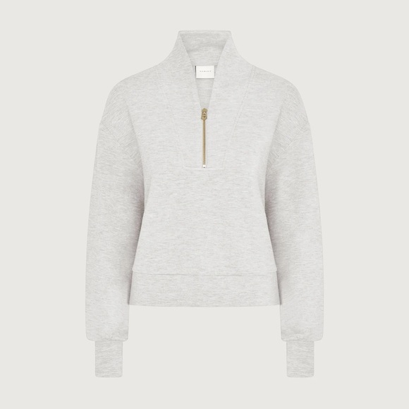 Varley Davidson Sweat in Ivory Marl, Size X-Small - Picture 6 of 11